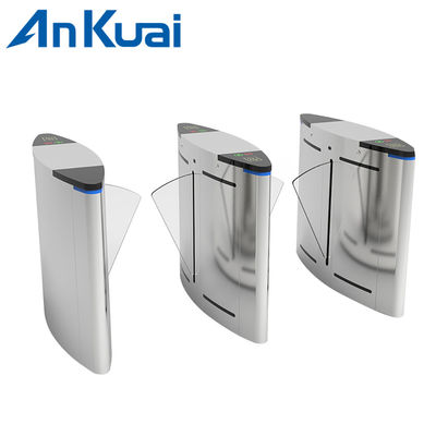 220V Rotatable Barrier Turnstile With DC 24V Output Voltage And 50Hz Power Supply