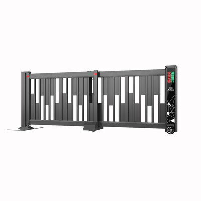 Ankuai High Security Retractable Sliding Gate Automatic Telescopic Sliding Driveway Gate