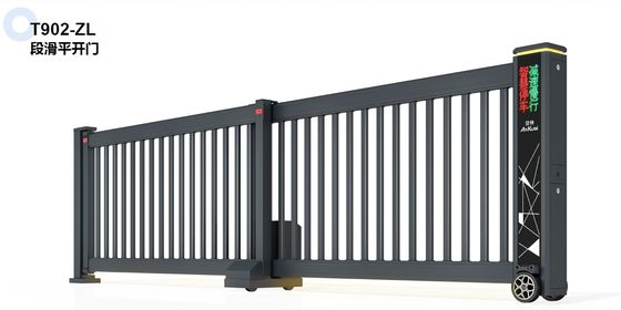 Remote Control Automatic Telescopic Sliding Gate Aluminum Metal Garden Guide Rail