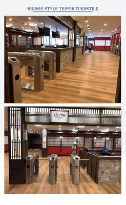 Tripod Turnstile Gate with SUS304 Input Level Signal or Pulse Wide 100Ms Pulse Max Passage Width ≤600mm 30W124V Motor