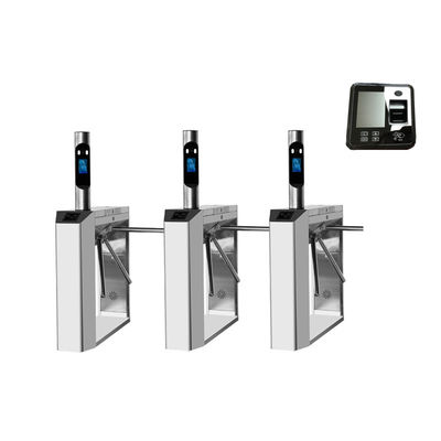 Convenient Access Control Turnstile Gate Electronic with 12V Input Connection Easy Installation