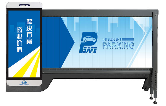 200W LED Boom Barrier Gate with Advertising Display Size 440x920mm Customizable Arm Length