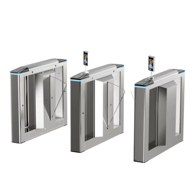 Flap Barrier Gate with Emergency Measures Free Passage When Power-off and DC 24V Output Voltage