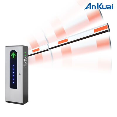 Automatic Boom Barrier Gate with 100W Motor Power 30m Remote Control and DC12V LED Powder for Parking Lot Access