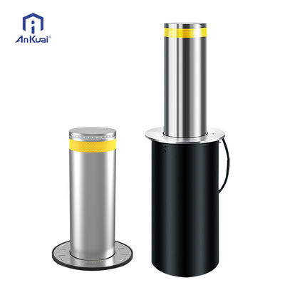 Customizable Hydraulic Bollard with LED Lights and Automatic Hydraulic System for Enhanced Security