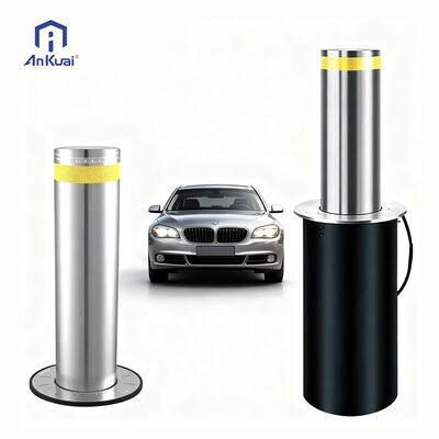 Automatic Hydraulic Bollard with 304 Stainless Steel Construction and Carbon Steel Option for Durability