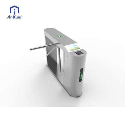 Semi-Automatic Vertical Tripod Turnstile with 600mm Passage Bi-Directional Access and Stainless Steel Construction
