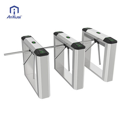 Outdoor Waterproof RFID Card Access Control Tripod Turnstile with QR Code for Stadiums and Amusement Parks