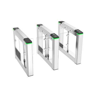 Automatic SUS304 Stainless Steel Swing Barrier Turnstile with Bi-Directional Arm Turning and Anti-Tailgating Access Control
