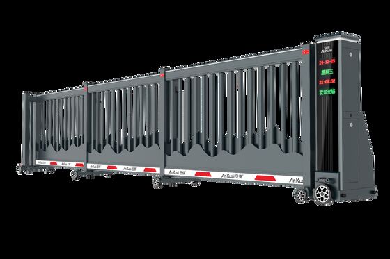 Industrial Automatic Sliding Gate Opener Aluminum Alloy DC Motor Outdoor Waterproof