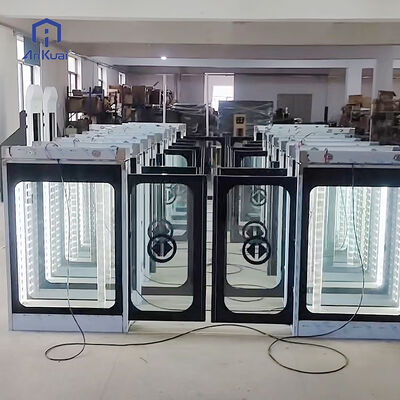 Tempered Ceramic Fritted Glass Platform Screen Door Silk Screen Painted Coating Railway Station Safety Door Automatic Barrier