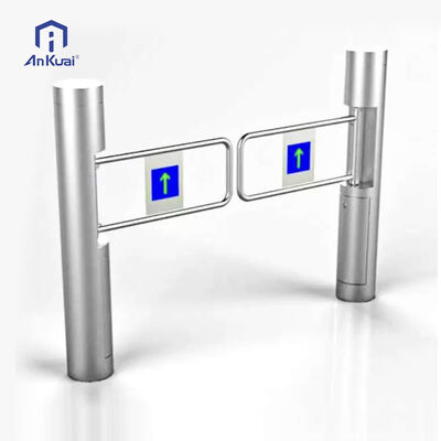 Automatic Sensor 304 Stainless Steel Cylindrical Swing Gate Turnstile Infrared Gate Custom-made for Supermarkets Shopping Malls