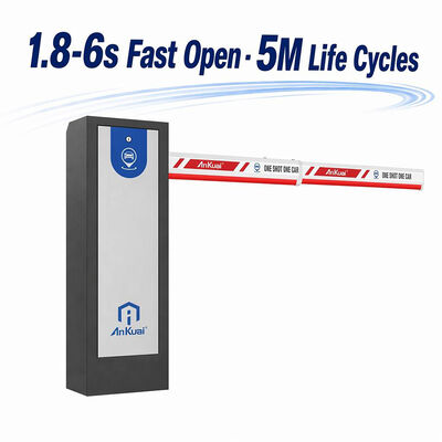 CE Certified Automatic Straight Arm Parking Barrier Gate with Obstacle Detection for Secure Parking Access Management