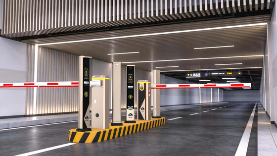 Automatic Barrier Gate With ANPR Camera, License Plate Recognition Boom Barrier System