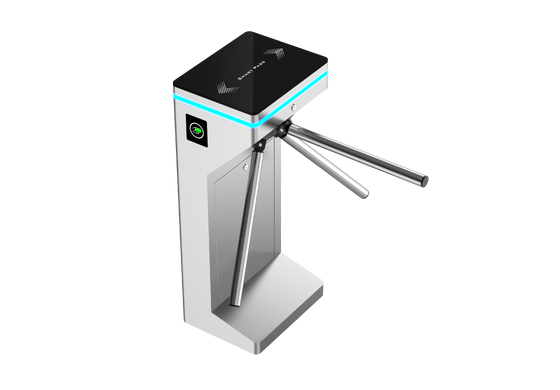 Semi Automatic Tripod Turnstile Gate, 304 Stainless Steel Pedestrian Turnstile, Compatible With RFID Reader, For School, Community Security