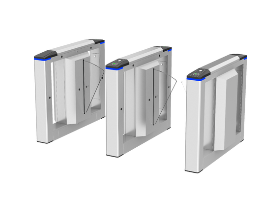 Flap Barrier Turnstile Gate Automatic Pedestrian Access Control System For Office Building And Commercial Security