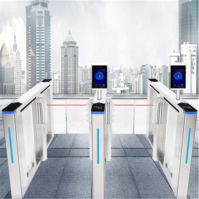 Secure Access Gate Subway Airport Swing Flap Turnstile Gate High Speed Security Access Gates